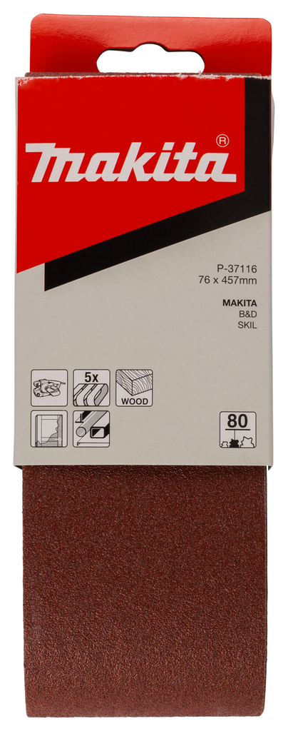 Schuurband 76x457mm A80