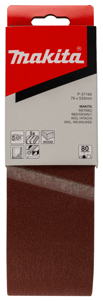 Schuurband 76x533mm A80