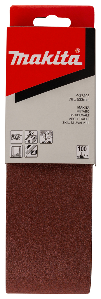 Schuurband 76x533mm A100