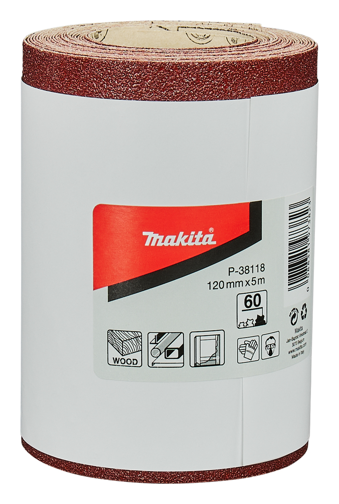 Schuurpapier rol 120mm A60