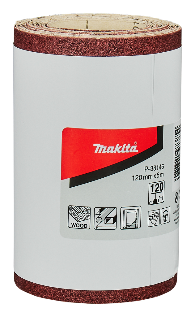 Schuurpapier rol 120mm A120