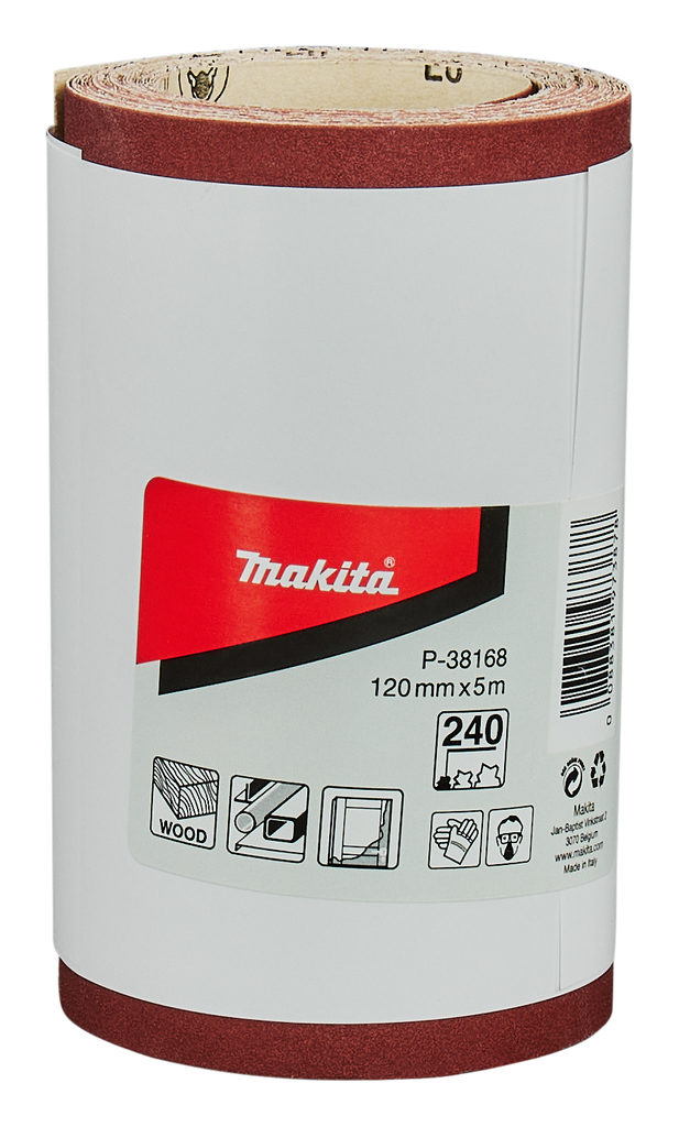 Schuurpapier rol 120mm A240