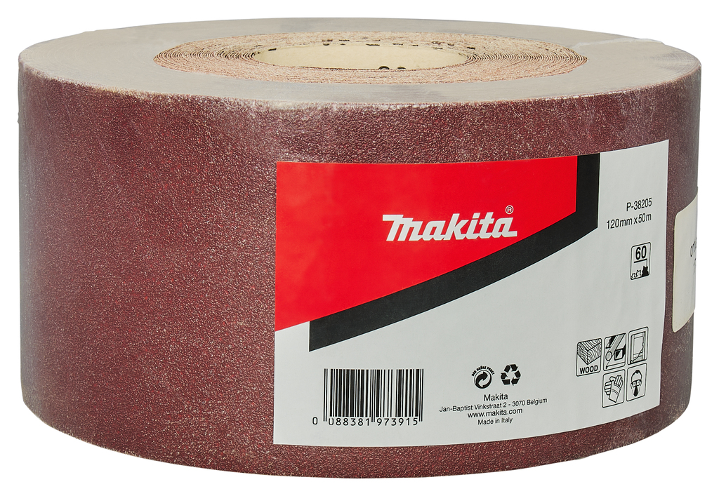 Schuurpapier rol 120mm A60