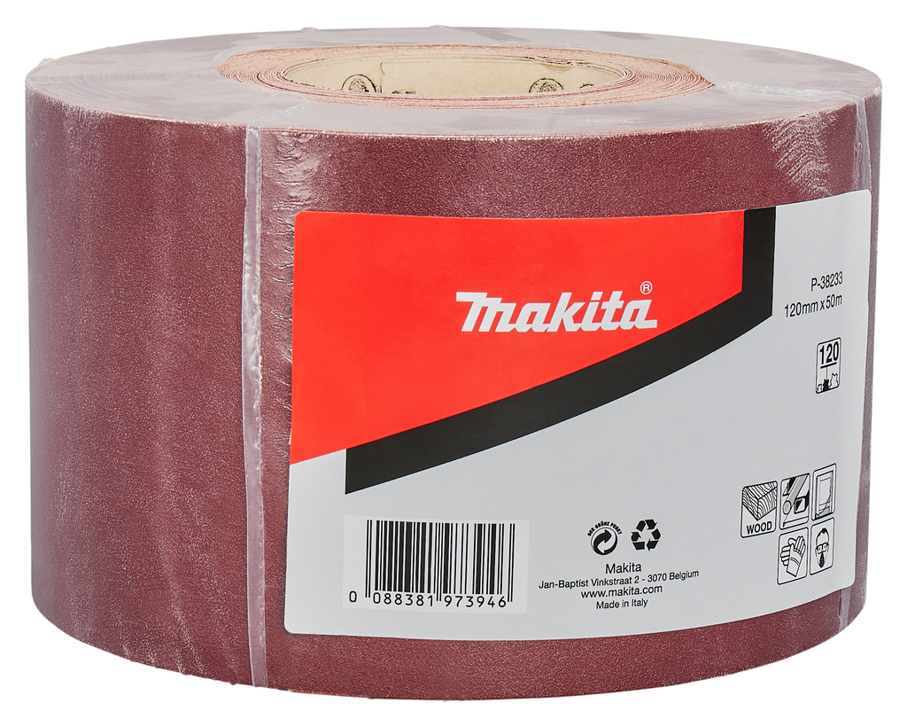 P-38233 - Schuurpapier rol 120mm A120 | Makita.nl