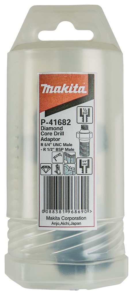 Diamantboor adapter 1/2"-14BPS <> 5/4"-7UNC