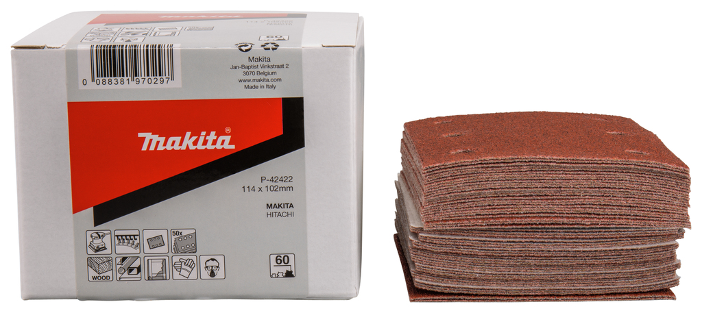 Schuurvel 114x102mm A60 velcro