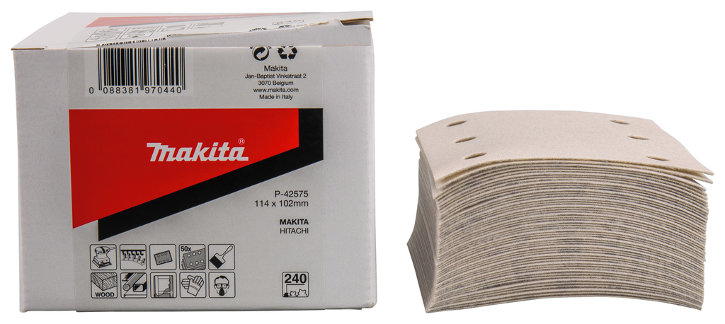 Schuurvel 114x102mm A240 velcro