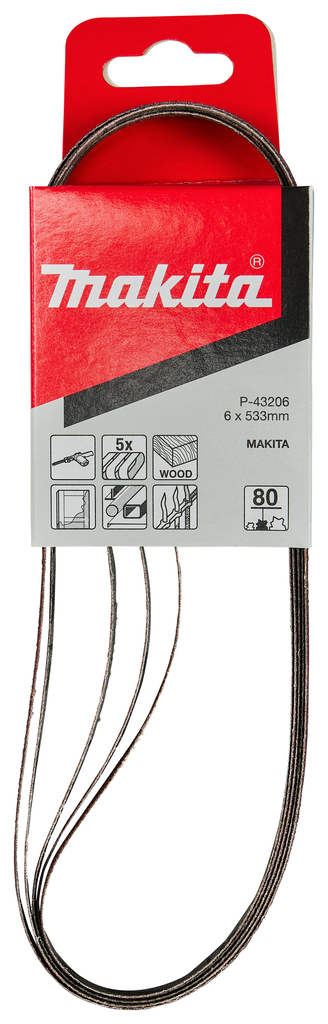 Schuurband 6x533mm A80