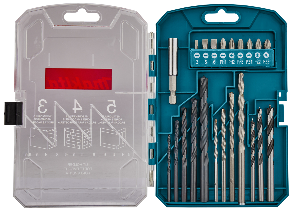 Boor-/schroefbitset 22-delig