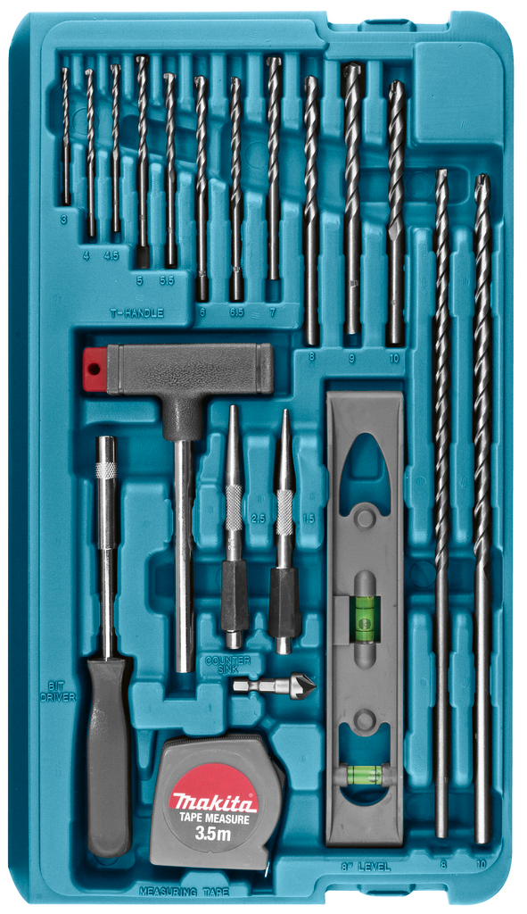 Boor-/schroefbitset 216-delig