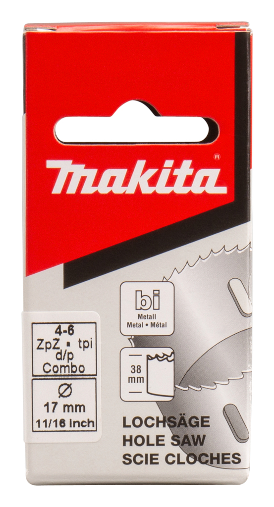 Gatzaag 17x38mm hout/metaal