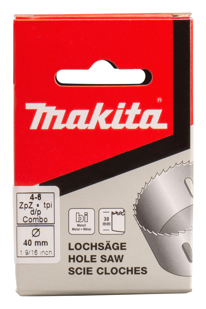 Gatzaag 40x38mm hout/metaal