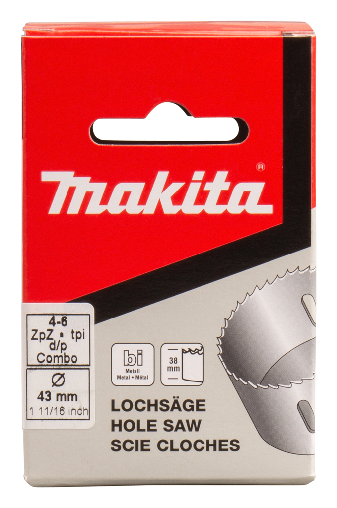 Gatzaag 43x38mm hout/metaal