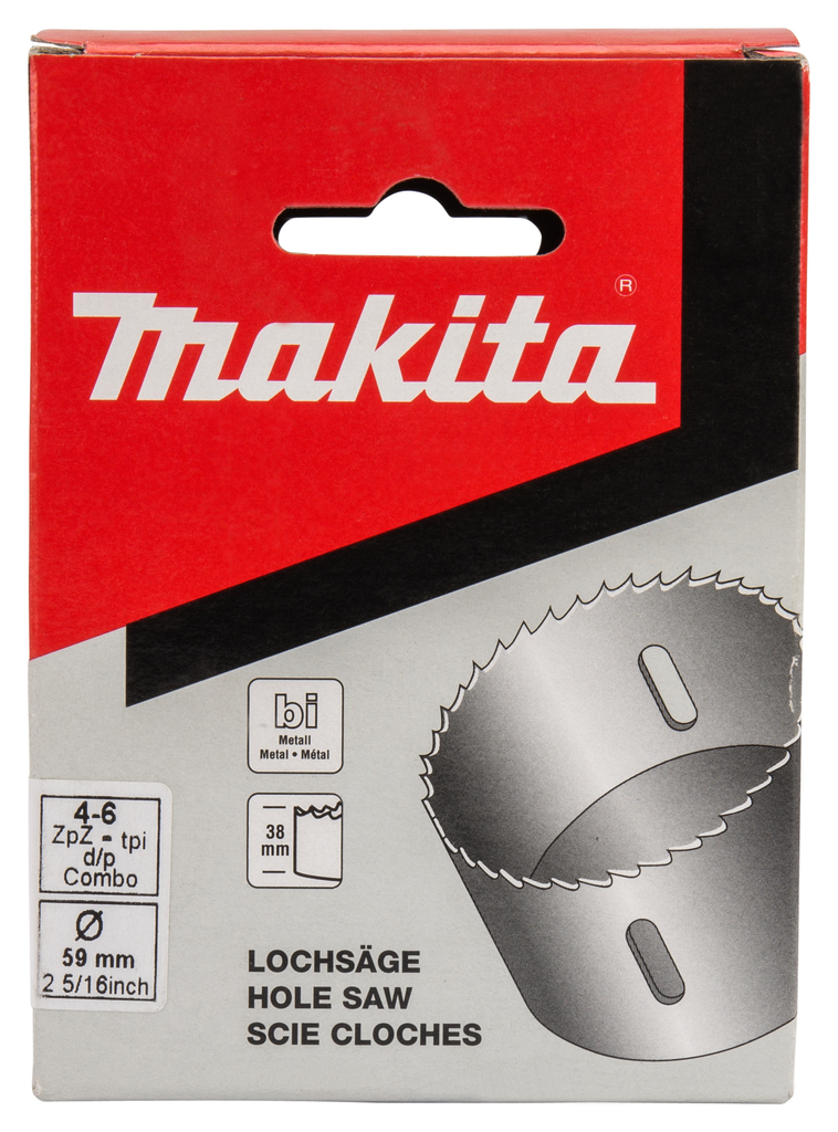 Gatzaag 59x38mm hout/metaal