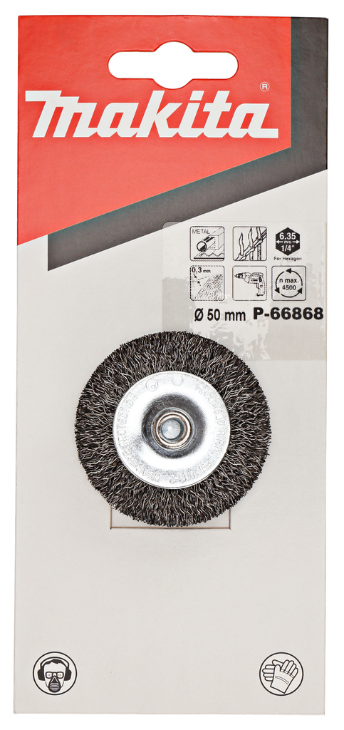 Rondborstel ZK1/4"x50mm