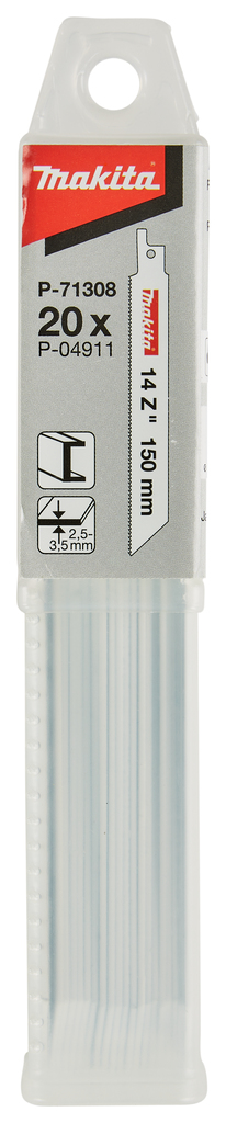 Reciprozaagblad Staal 130mm