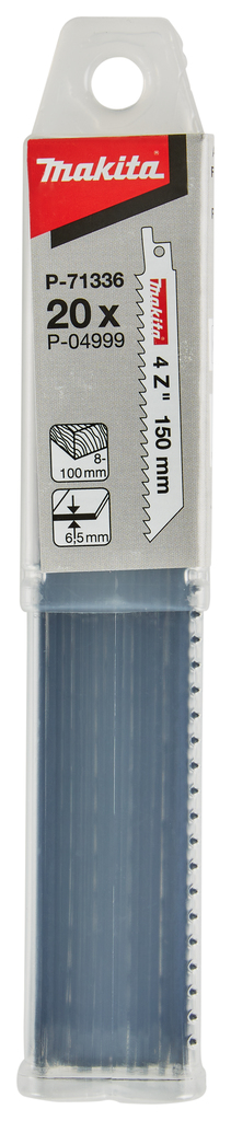 Reciprozaagblad Hout 130mm