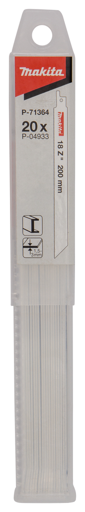 Reciprozaagblad Staal 180mm