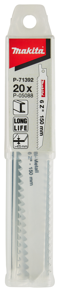 Reciprozaagblad Hout/Kunststof 130mm 