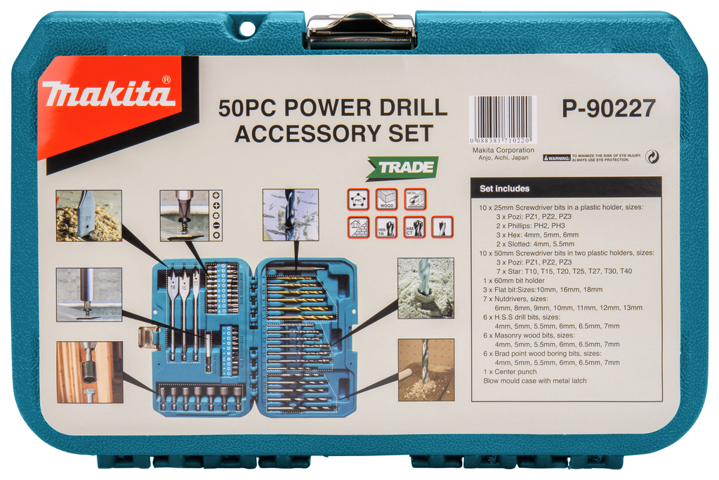 Boor-/schroefbitset 50-delig