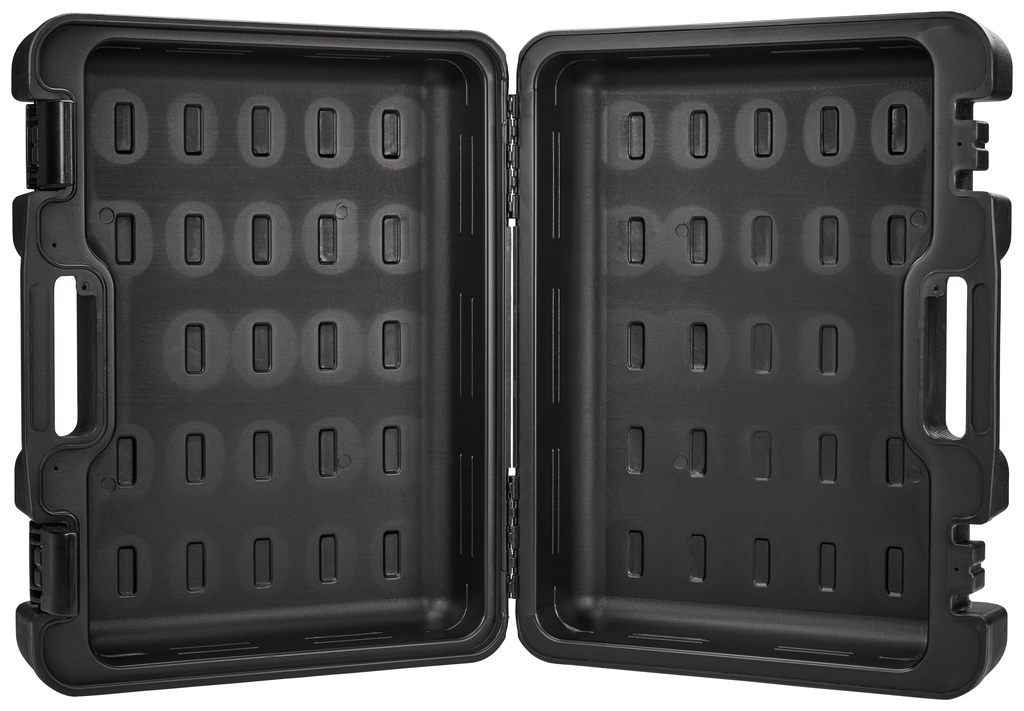 Koffer kunststof betonstaal-zaag/schaar en ponsmachine