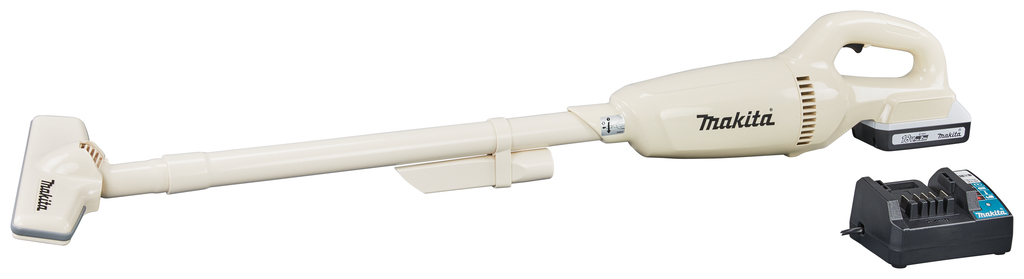 18 V Steelstofzuiger ivoor wit