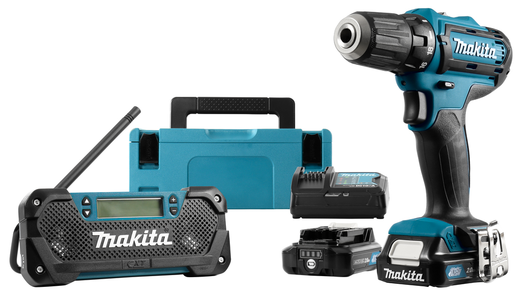 10,8 V Combiset boren én naar muziek luisteren