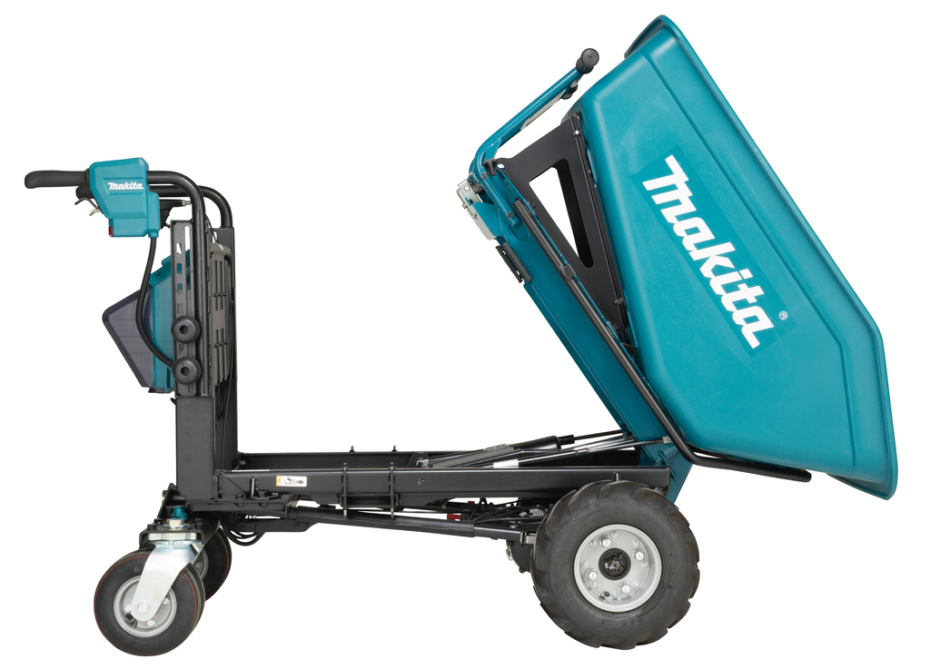 LXT 2X18 V Accu Dumper met elektrisch kiepbare bak
