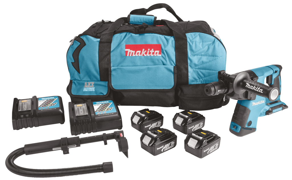 Combiset 2x 18 V combihamer met stofafzuiging