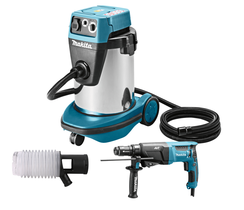 Combiset met combihamer en L-klasse stofzuiger