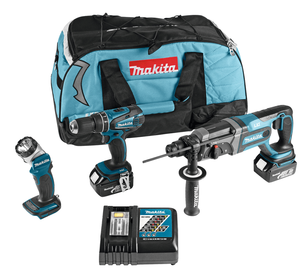 18 V Combiset voor divers boor- en schroefwerk