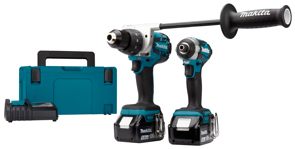 18 V Combiset voor zwaardere boor- en (slag)schroefklussen