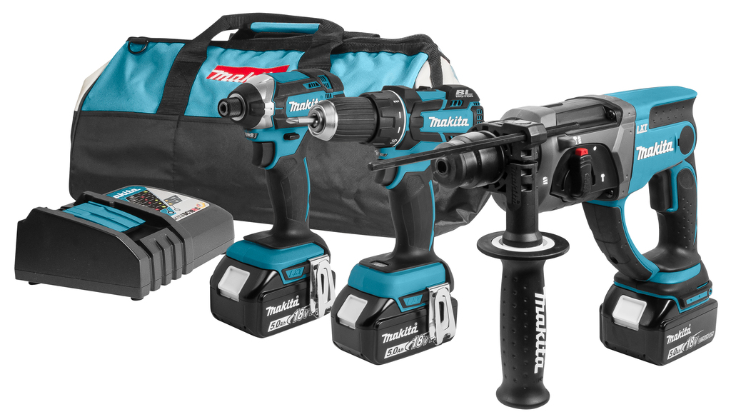 18 V Combiset voor boren en schroeven in hout en beton