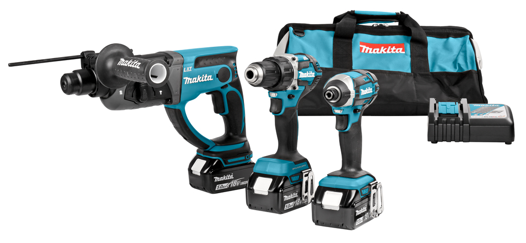 18 V Combiset voor boren en schroeven in hout en beton