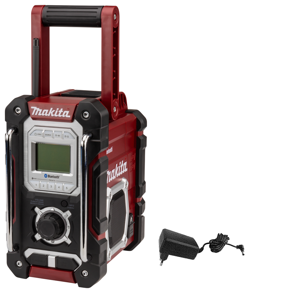 DMR108AR Authentic Red Construction Radio with Bluetooth