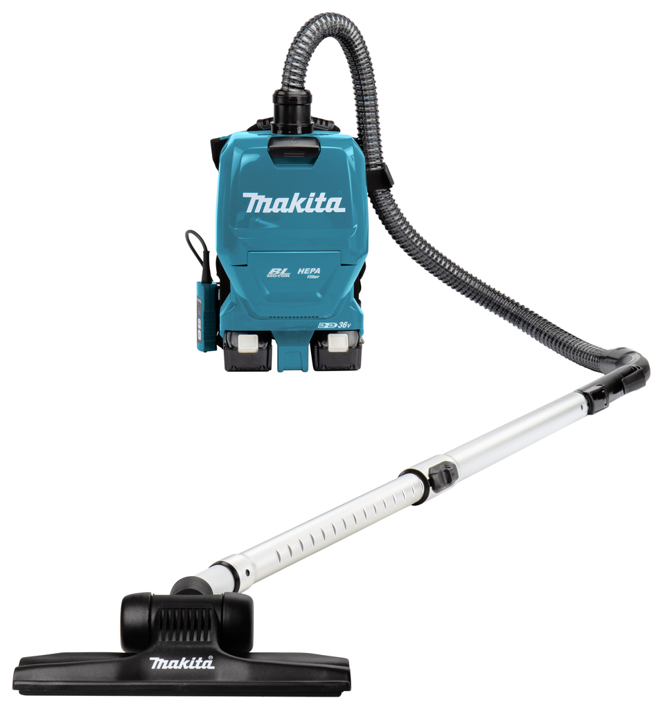 2x18 V Rugstofzuiger voor schoonmaak