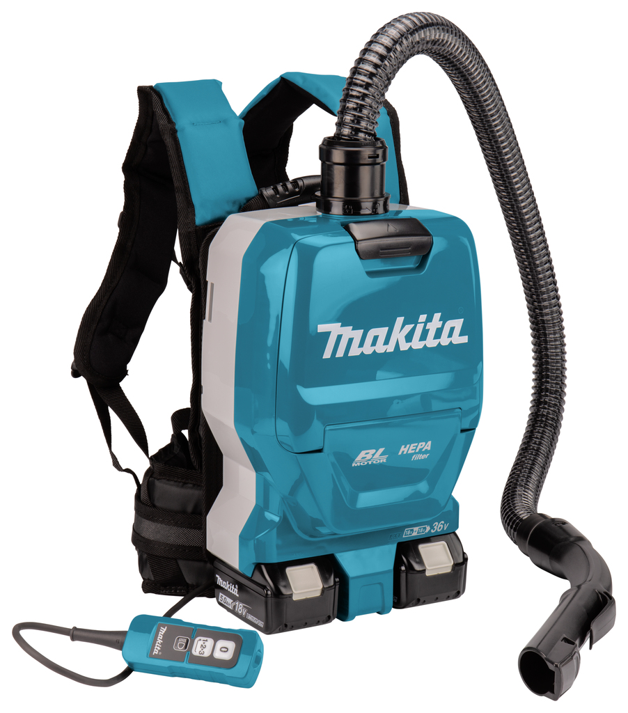 2x18 V Rugstofzuiger voor schoonmaak