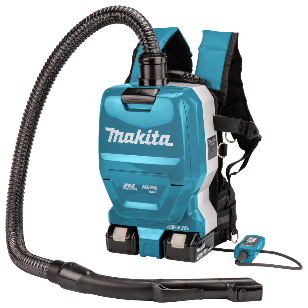 2x18 V Rugstofzuiger voor schoonmaak