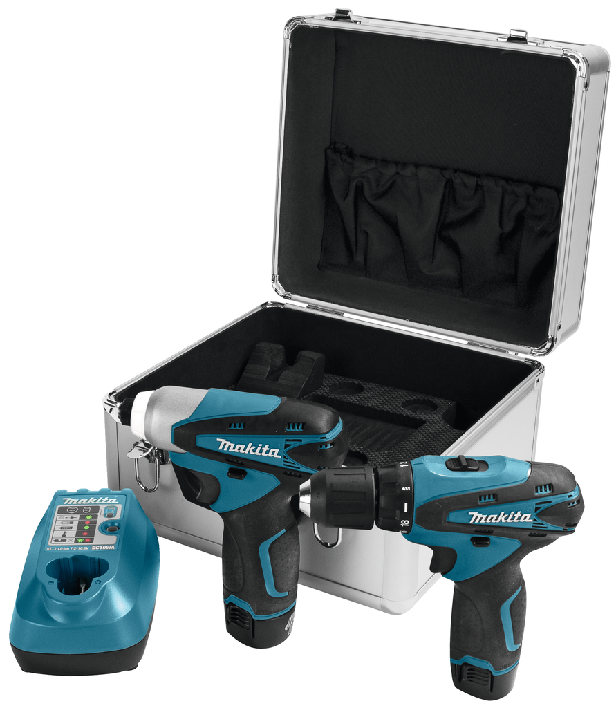 10,8 V combiset boren en schroeven